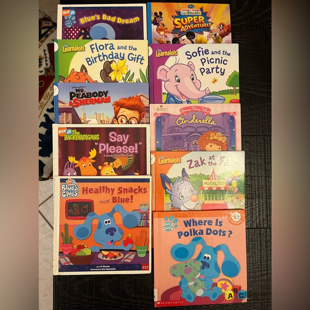 Lot of 10 Children/toddler/ day care hardcover picture books